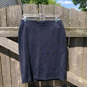 Philosophy Navy Pencil Skirt